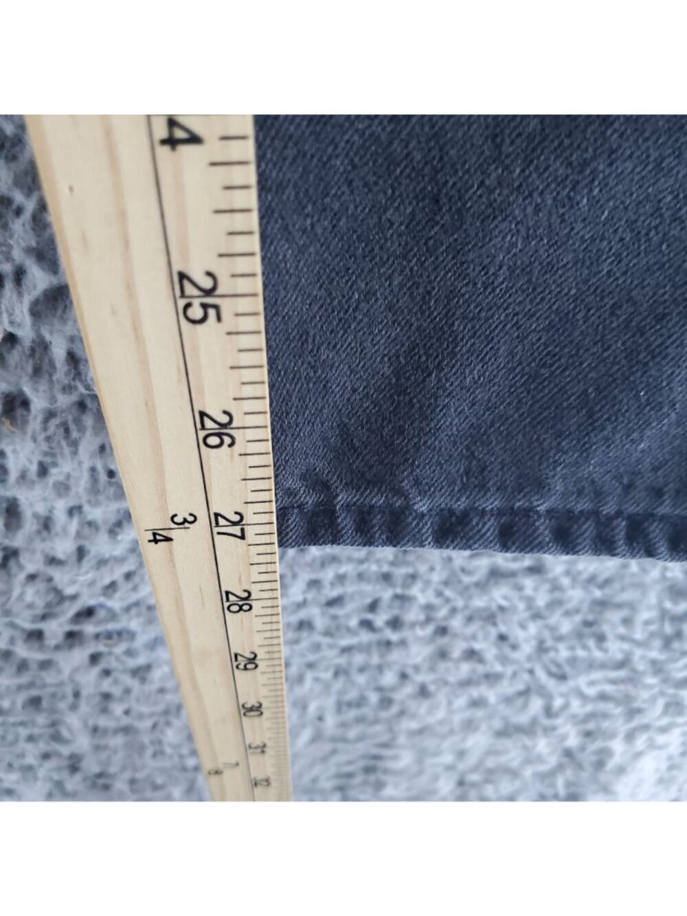 Eddie Bauer Jeans Womens Size 10 Black Denim Straight Relaxed Fit USA *Read* - Picture 10 of 15